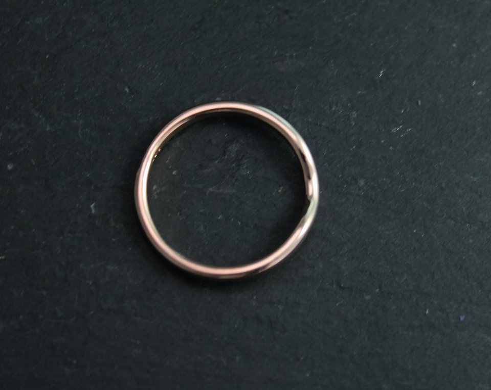 14k Rose Gold Wedding Band, Matching Band, Bridal Set, Wedding Set, Eco Friendly, Ready to Ship Gold Ring